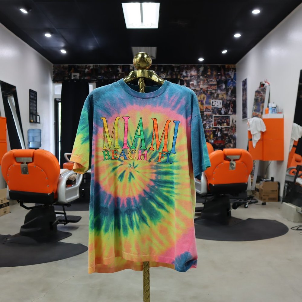 Vintage Miami Florida Tie Dye Tee
